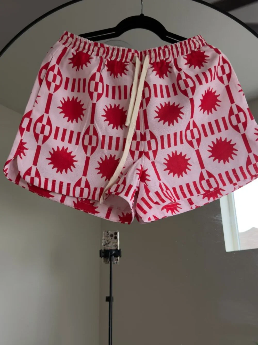 Commense Tropical Print Drawstring Shorts Set - Picture 5 of 7